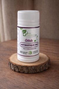 Complément naturel à base d'ail, d'origan et de propolis.
