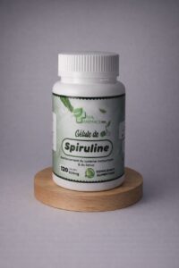Gélule de Spiruline naturelle en complément alimentaire