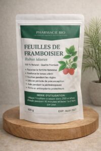 Feuilles de framboisier séchées 