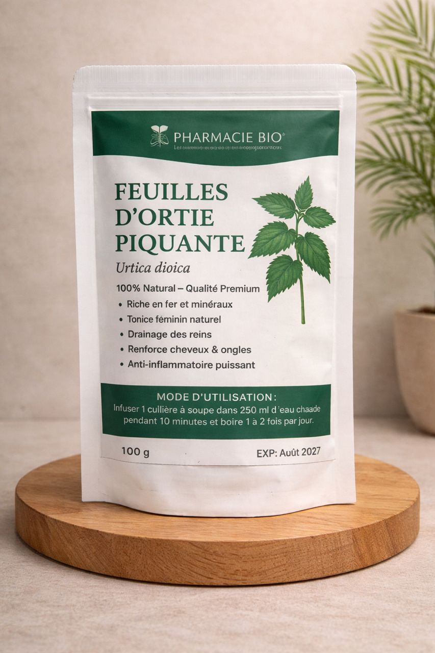 Feuilles d’Ortie Piquante (Urtica dioica)