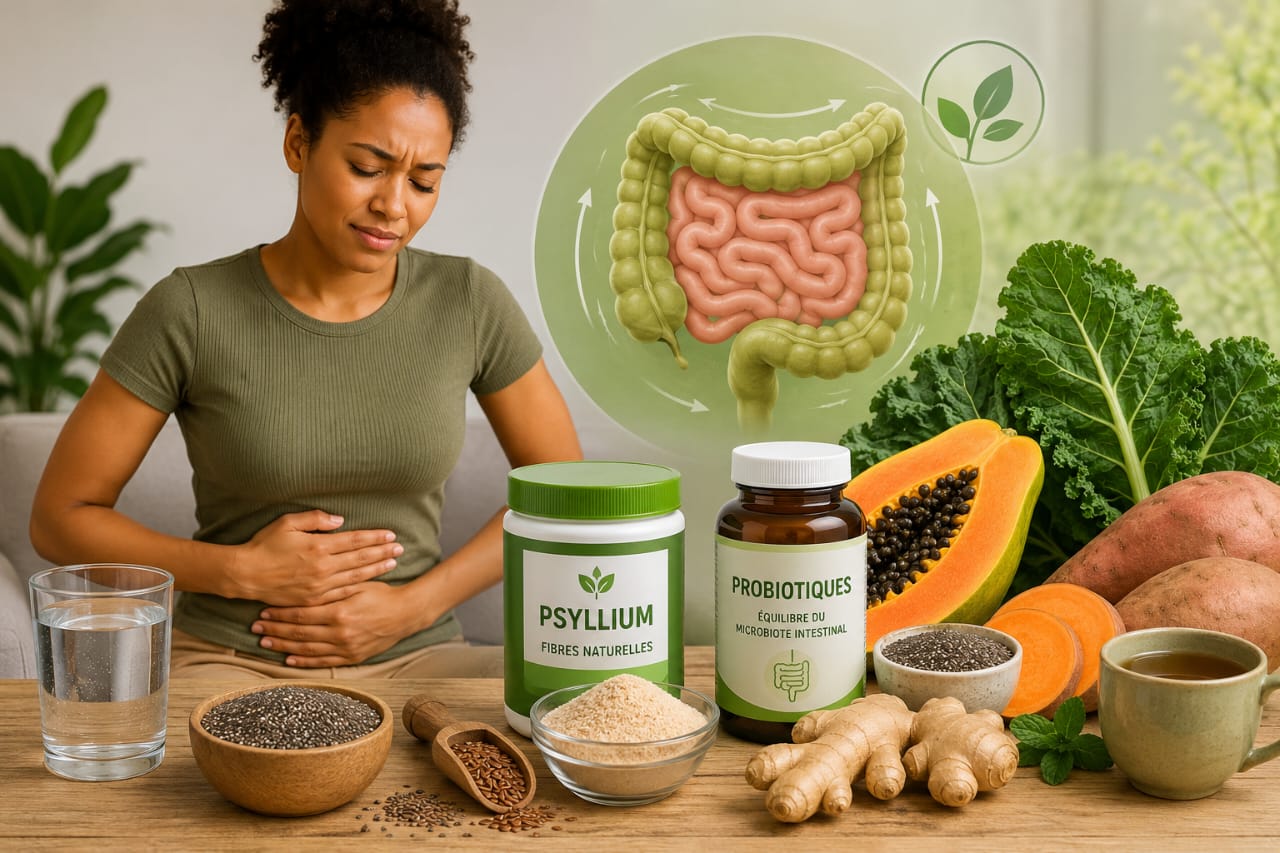 Ballonnements et ventre gonflé : solutions naturelles pour améliorer la digestion et rééquilibrer le microbiote intestinal.