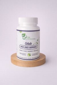 Complément Roi des Herbes à base de plantes, traditionnellement utilisé pour soutenir l'hygiène intestinale et le confort digestif.