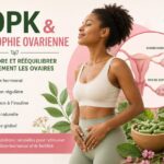 Illustration du SOPK (syndrome des ovaires polykystiques) et de la dystrophie ovarienne expliquant l'ovulation et la fertilité naturelle.